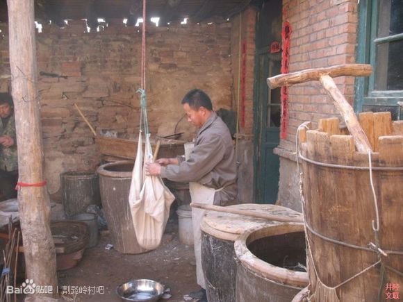 割子岭粉条制作